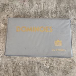 VTG Double 9 Multi-Colored Dot Set by Pavilion Gray & Gold Snap Case 87 pcs.